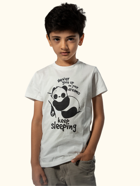 Panda Keep Sleeping Graphic T-Shirt