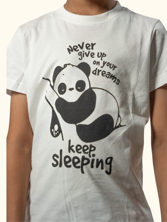 Panda Keep Sleeping Graphic T-Shirt