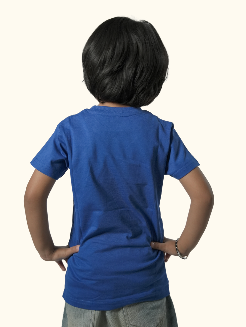 Donald Duck Blue Printed T-Shirt